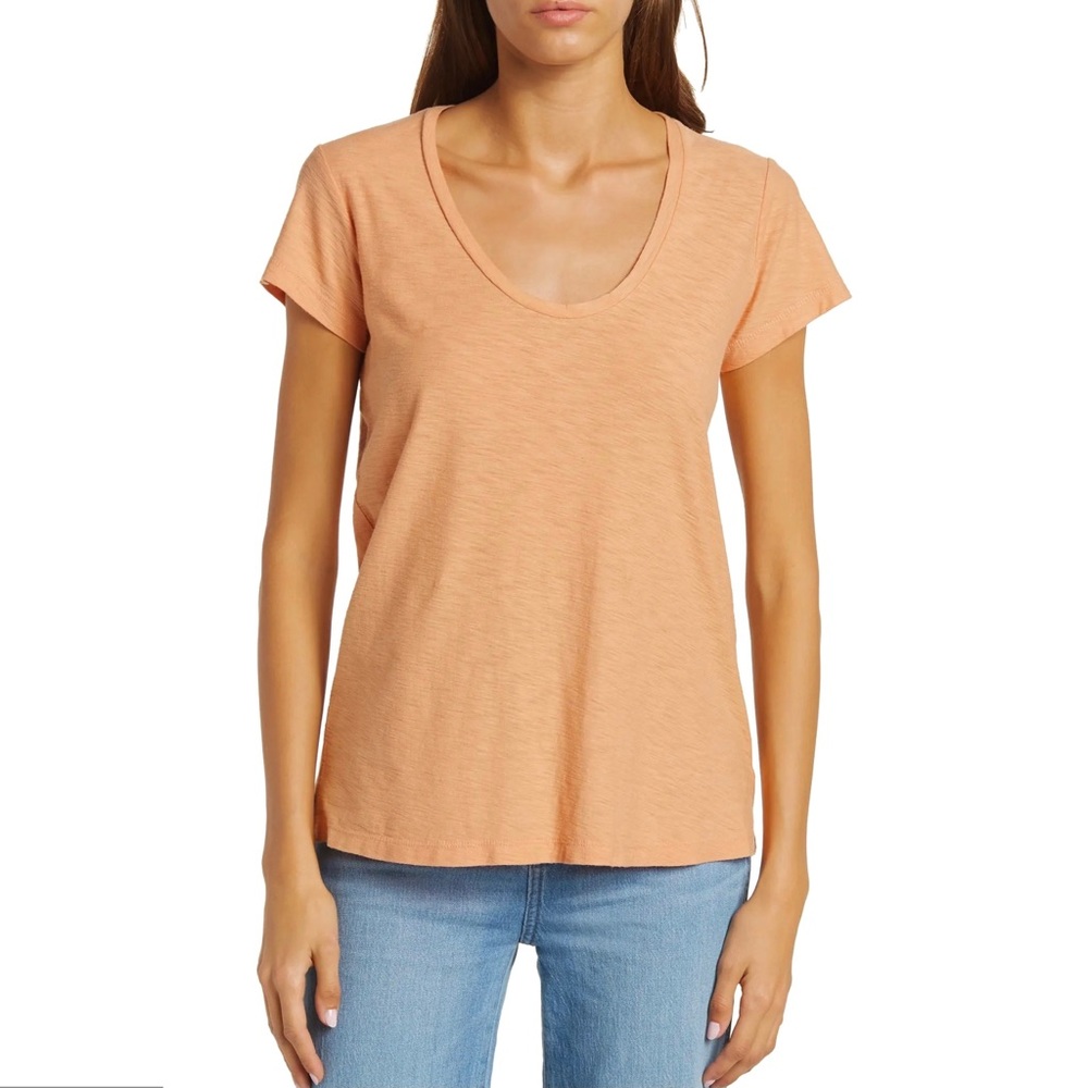 NEW JAMES PERSE ORANGE SHORT SLEEVE T-SHIRT - Picture 1 of 6